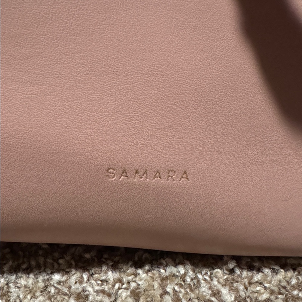 Samara Bags medium crossbody bag in peony pink vegan leather & vegan suede - EUC - Picture 2 of 13